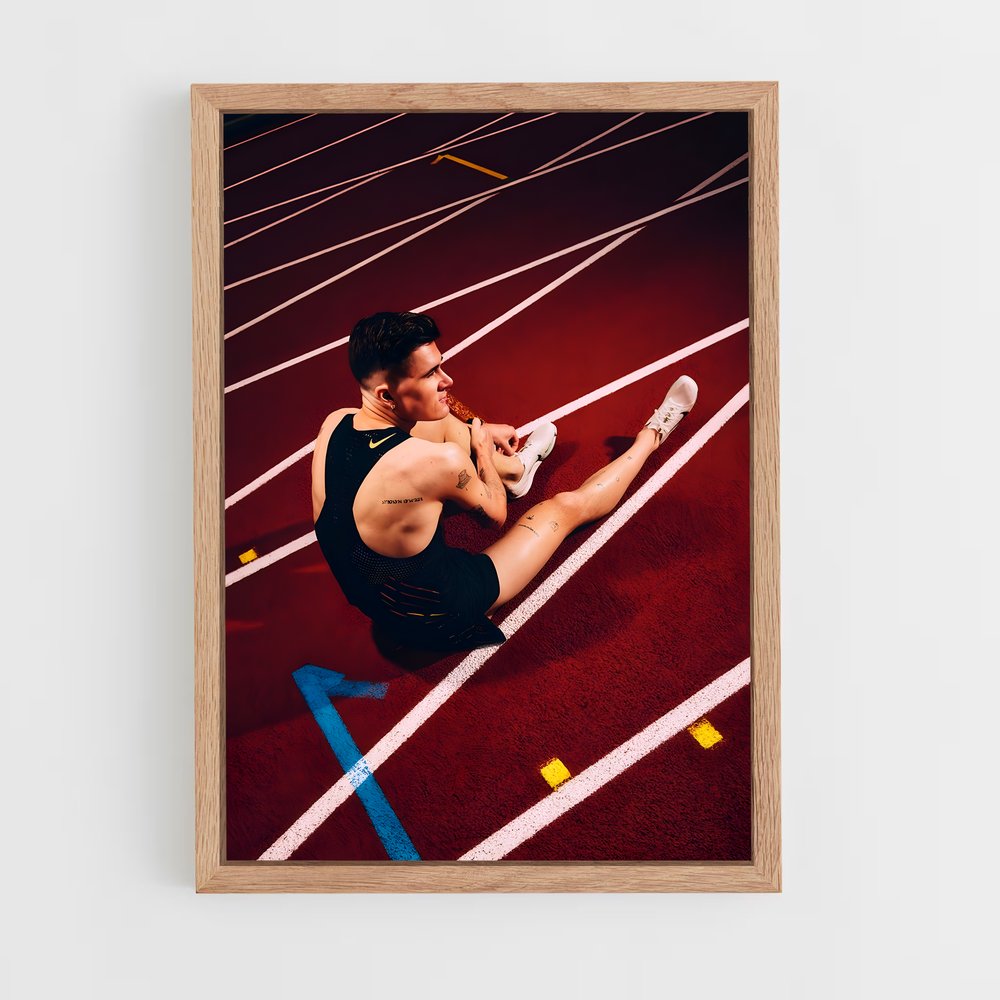 Poster Jakob de ingebrigtsen – affiche Athlétisme (vue 4)